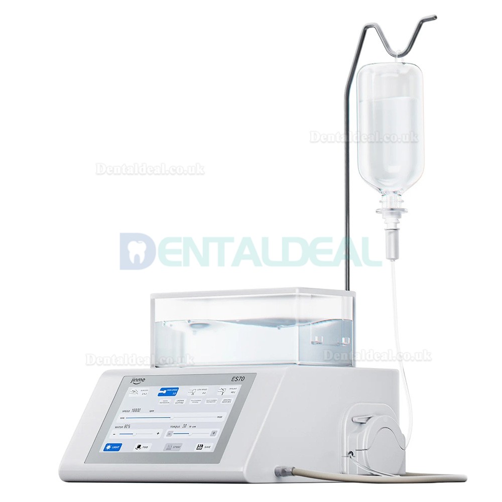 Jinme ES70 Dental Surgical Drive System for Implant Placement & Oral Surgery with 4Pcs Contra-Angle